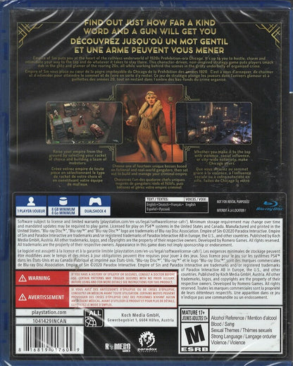 Empire of Sin - PlayStation 4