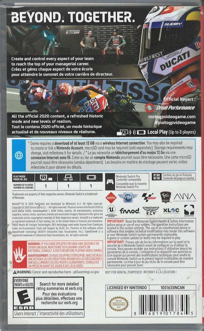 MotoGP 20 - Nintendo Switch