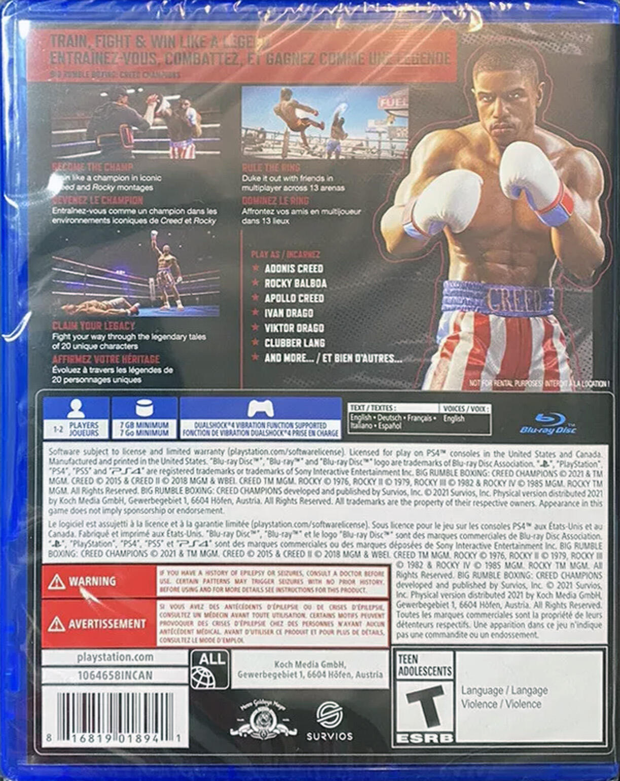 Big Rumble Boxing: Creed Champions - PlayStation 4