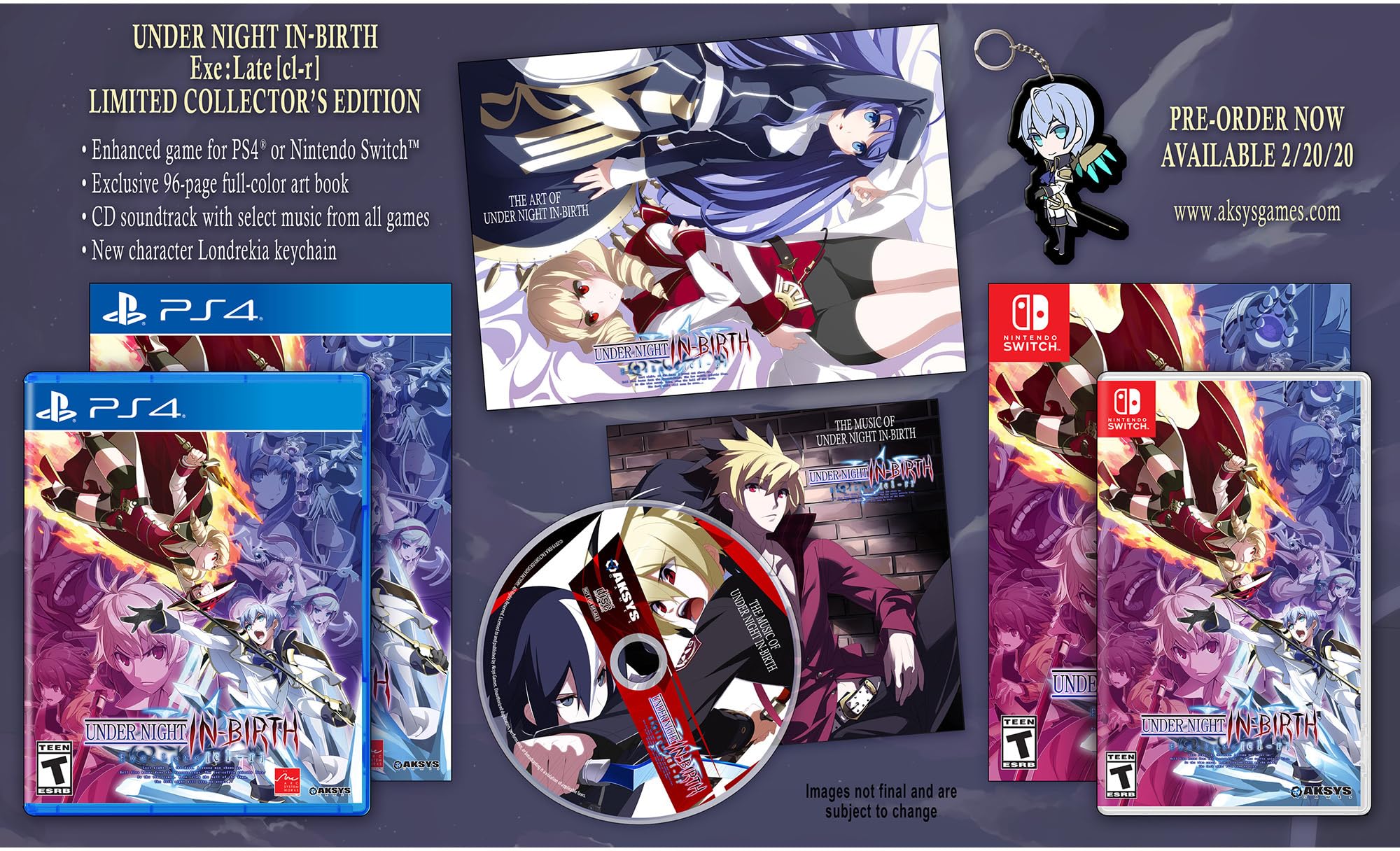 Under Night In-Birth Exe: Late[Cl-R] - PlayStation 4 Collectors Edition