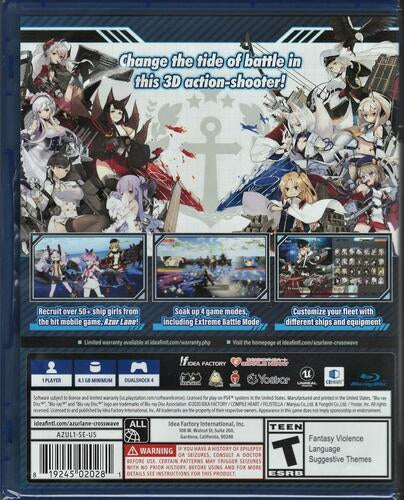 Azur Lane Crosswave - PlayStation 4