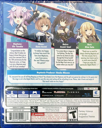 Neptunia: Virtual Stars - PlayStation 4