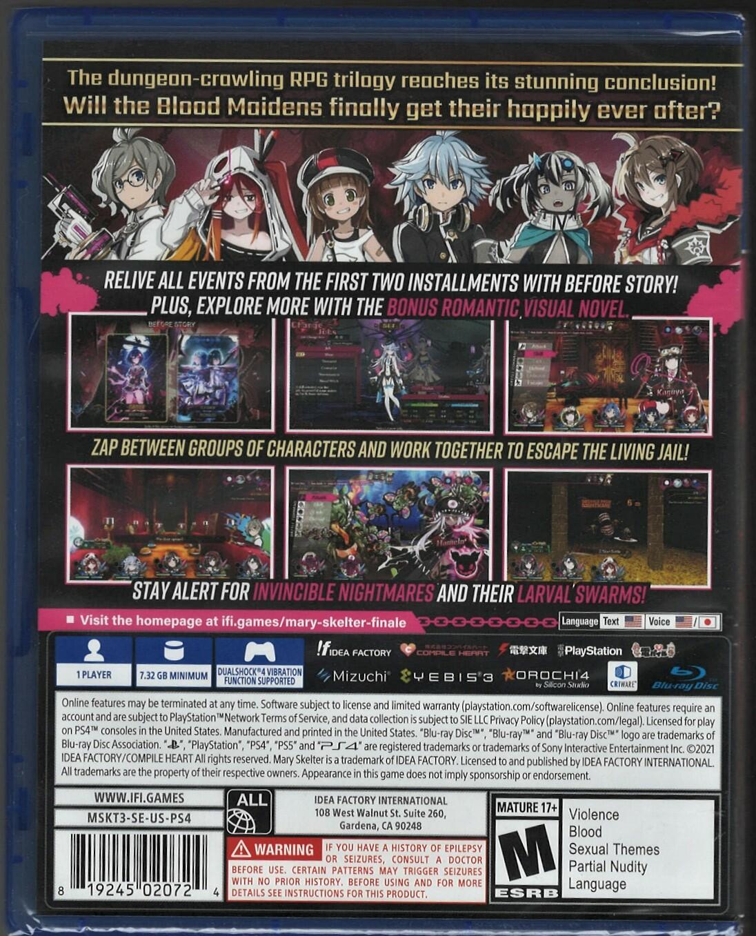 Mary Skelter Finale - PlayStation 4