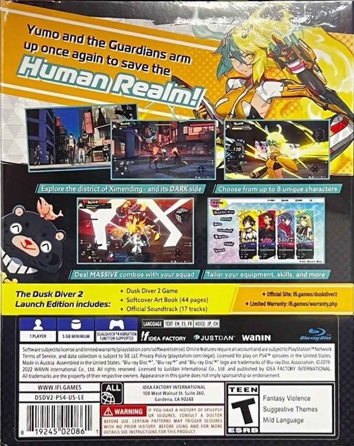 Dusk Diver 2 Launch Edition - PlayStation 4