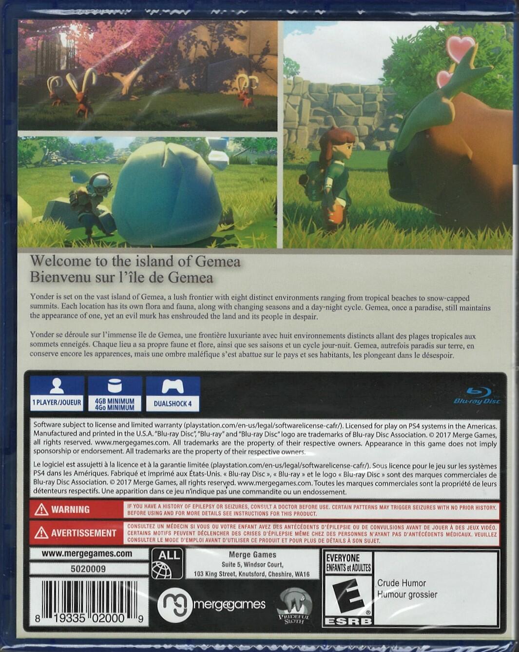 Yonder the Cloud Catcher Chronicles - PlayStation 4