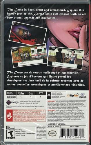 The Coma: Recut - Nintendo Switch