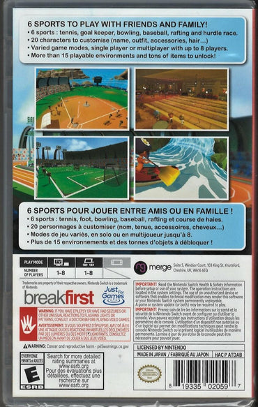 Instant Sports - Nintendo Switch