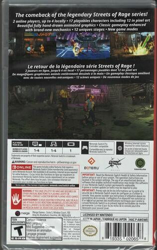 Streets of Rage 4 - Nintendo Switch