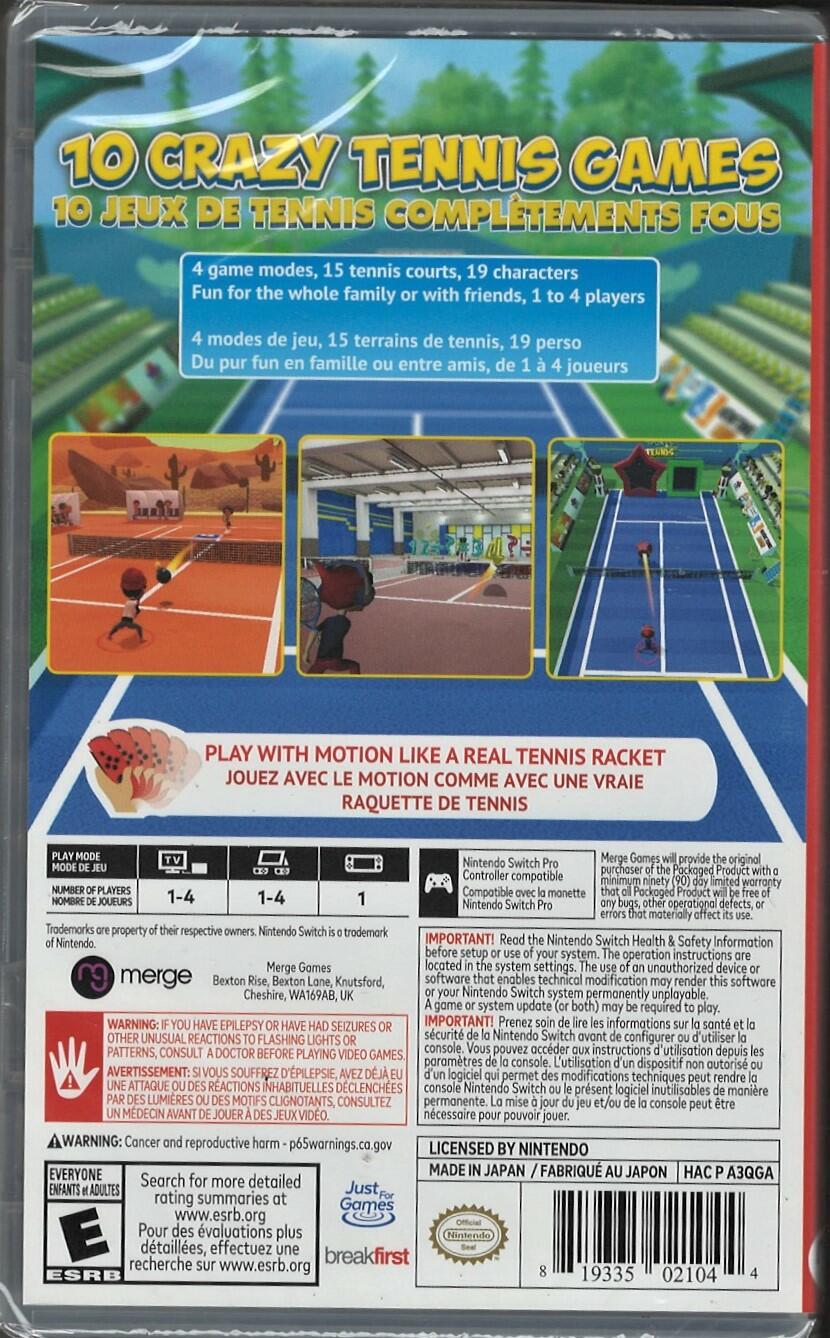 Instant Sports Tennis - Nintendo Switch