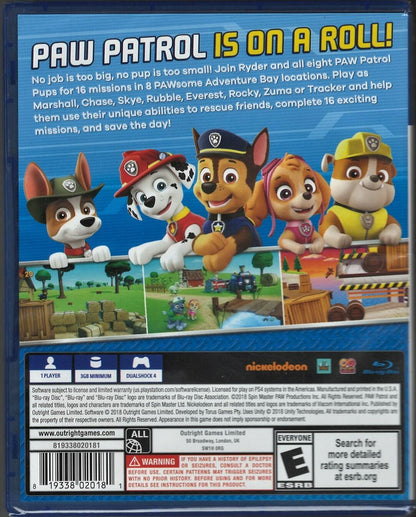 Paw Patrol On A Roll - PlayStation 4