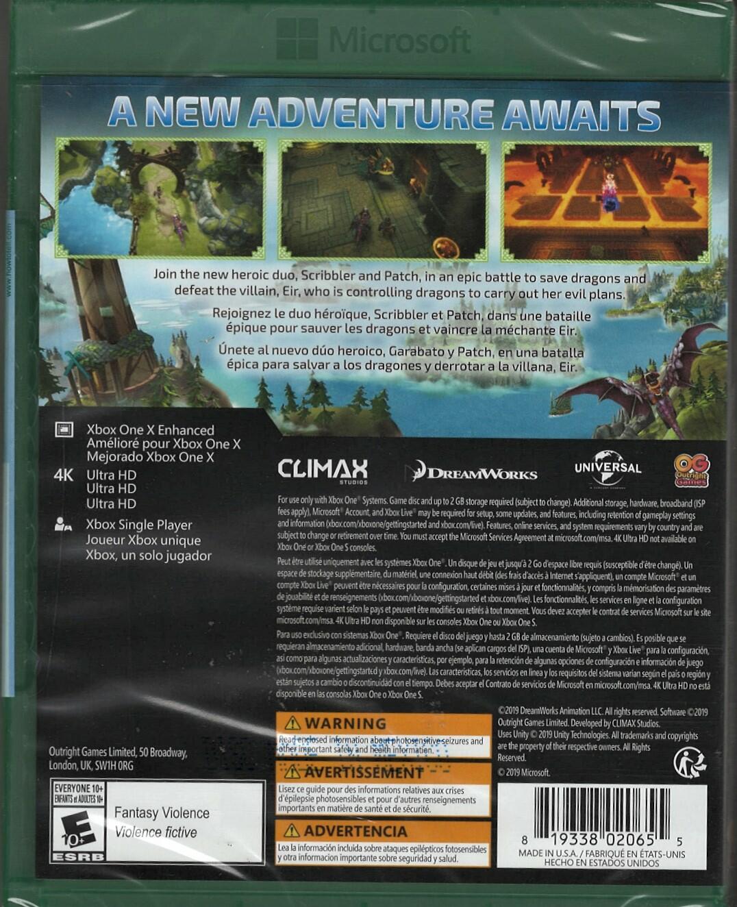 Dragons: Dawn of New Riders - Xbox One