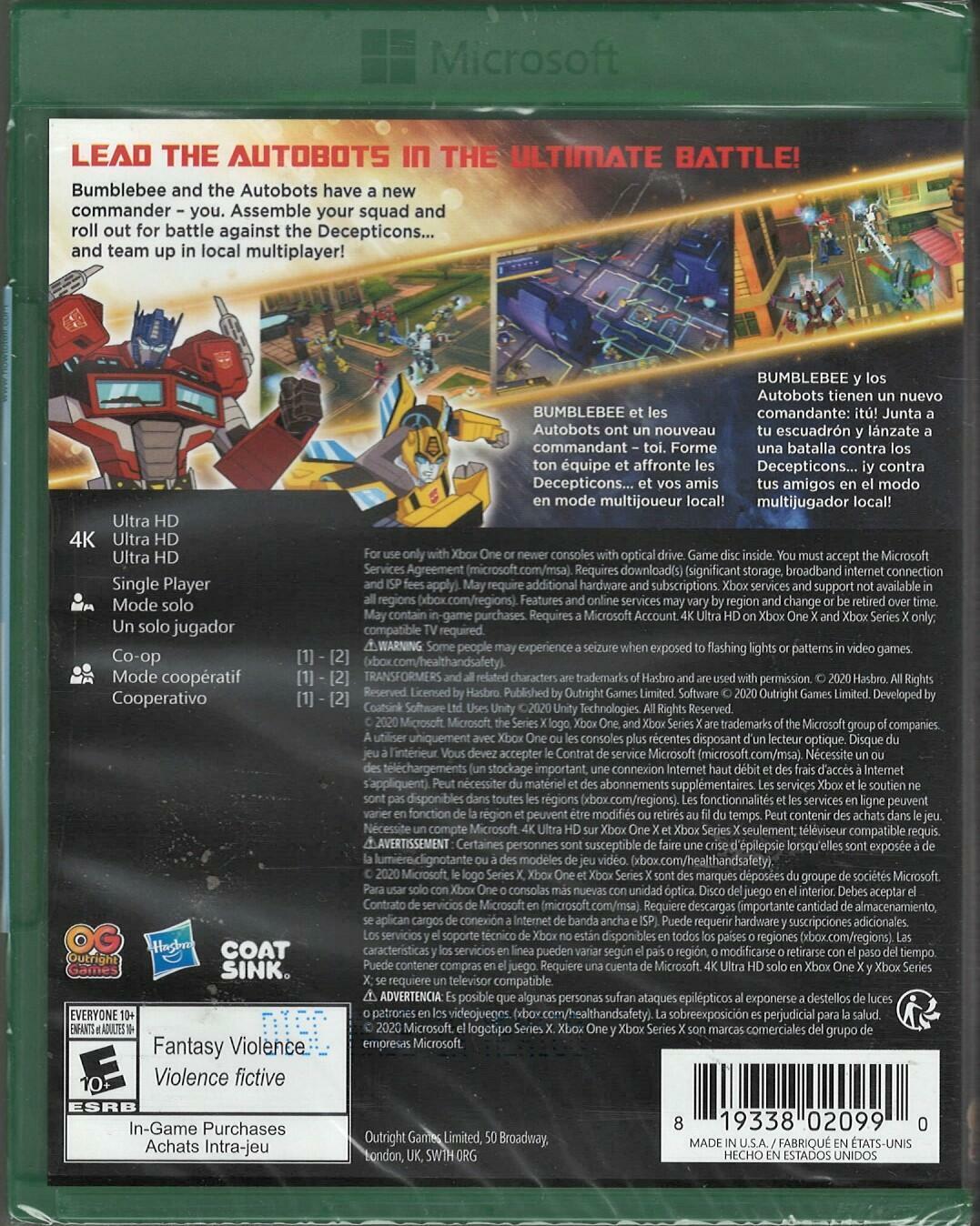 Transformers: Battlegrounds - Xbox One