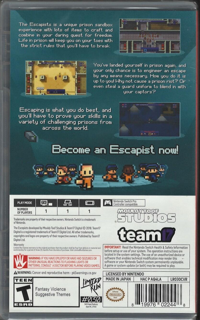 The Escapists Complete Edition - Nintendo Switch