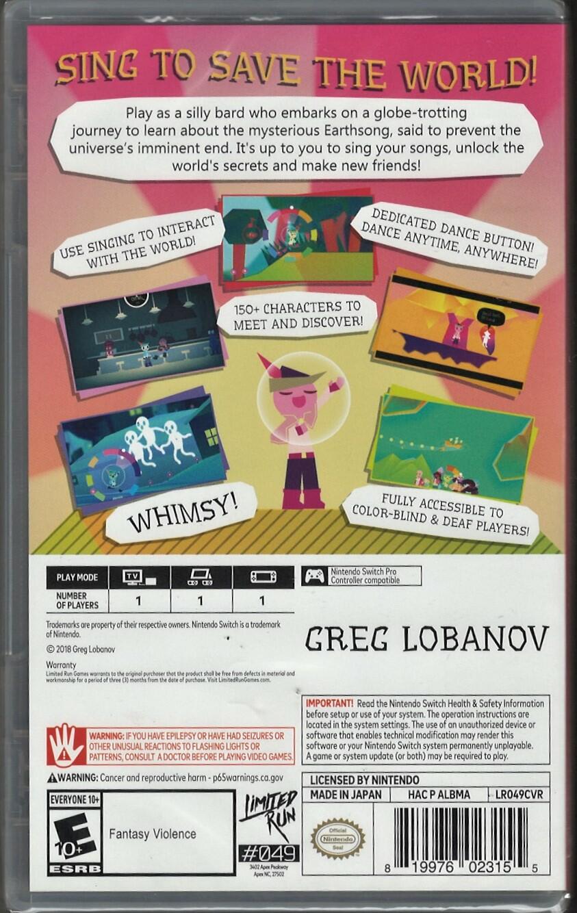 Wandersong - Nintendo Switch