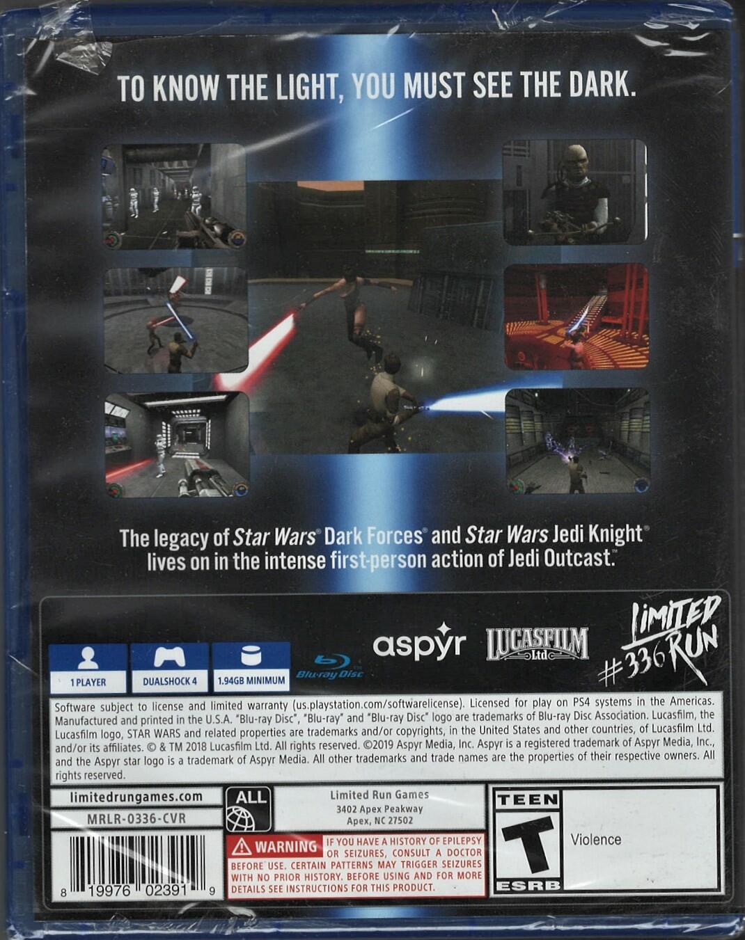 Star Wars Jedi Knight II: Jedi Outcast - PlayStation 4