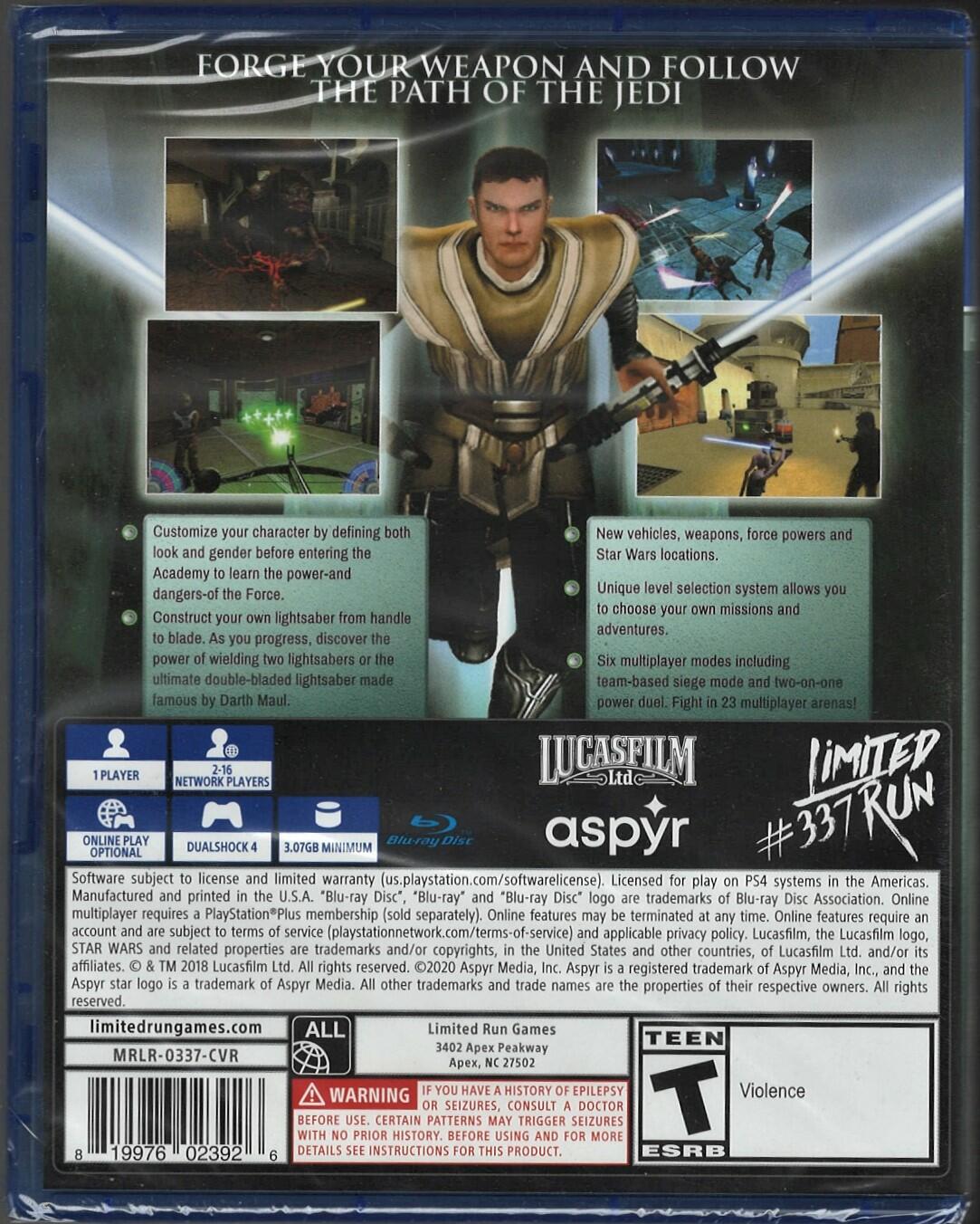 Star Wars Jedi Knight: Jedi Academy - PlayStation 4
