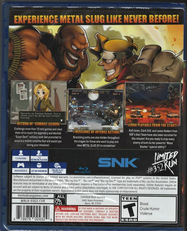 Metal Slug XX - PlayStation 4