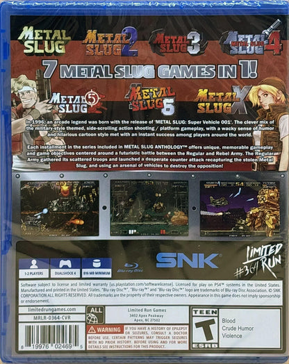 Metal Slug Anthology Classic Edition - PlayStation 4 - PlayStation 4