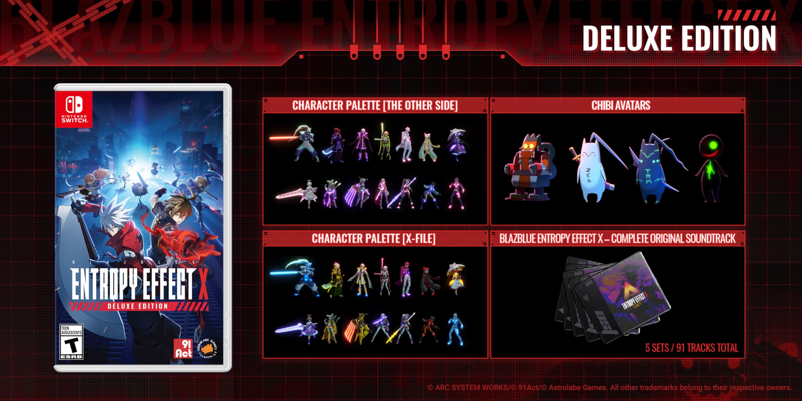 BlazBlue Entropy Effect X Deluxe Edition - Nintendo Switch