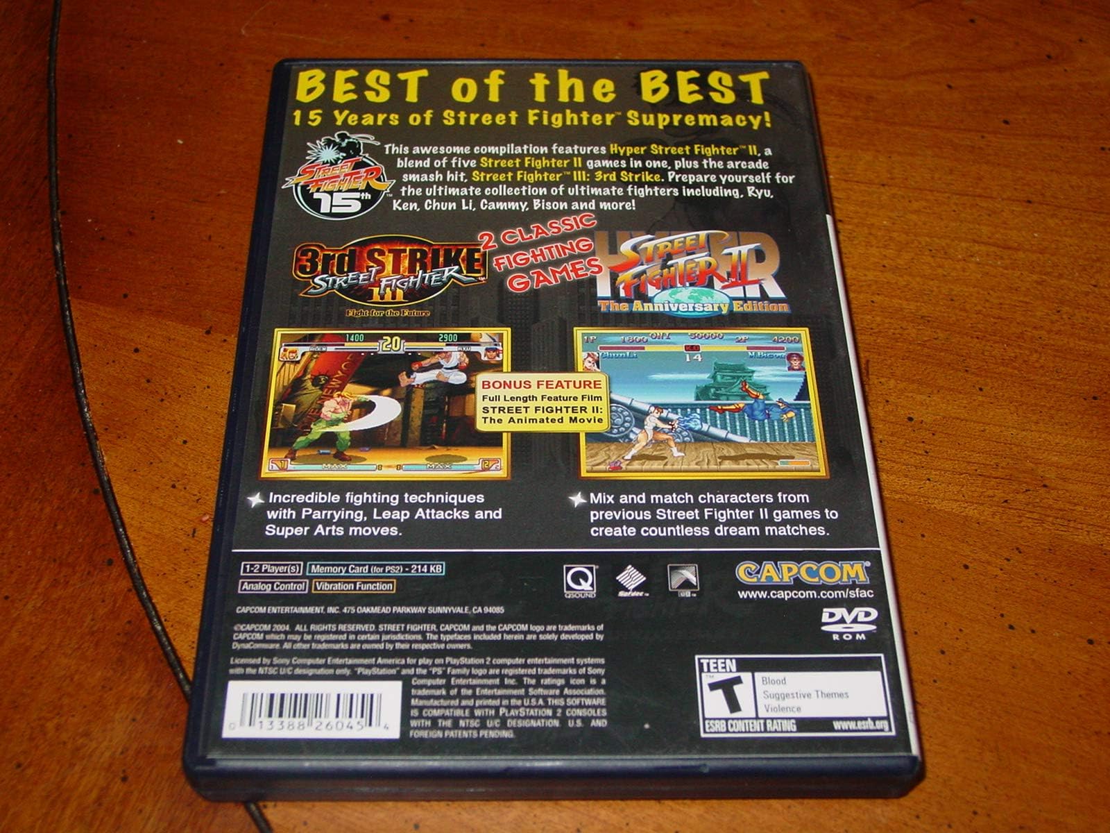 Street Fighter Anniversary Collection - PlayStation 2