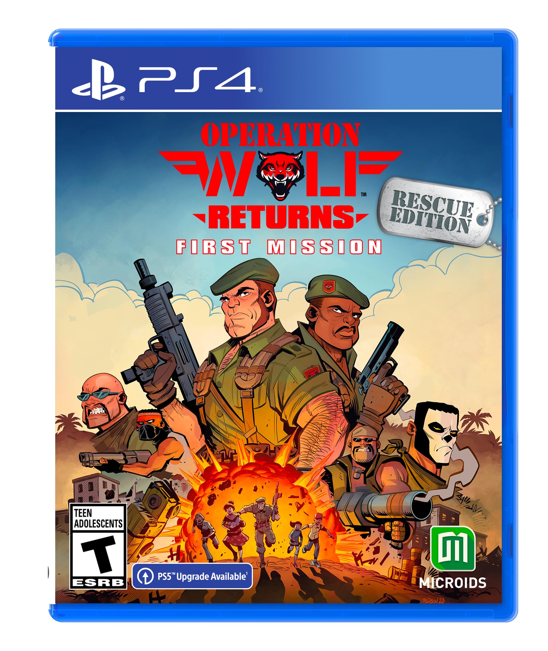 Operation Wolf Returns: First Mission - Day 1 Edition - PlayStation 4