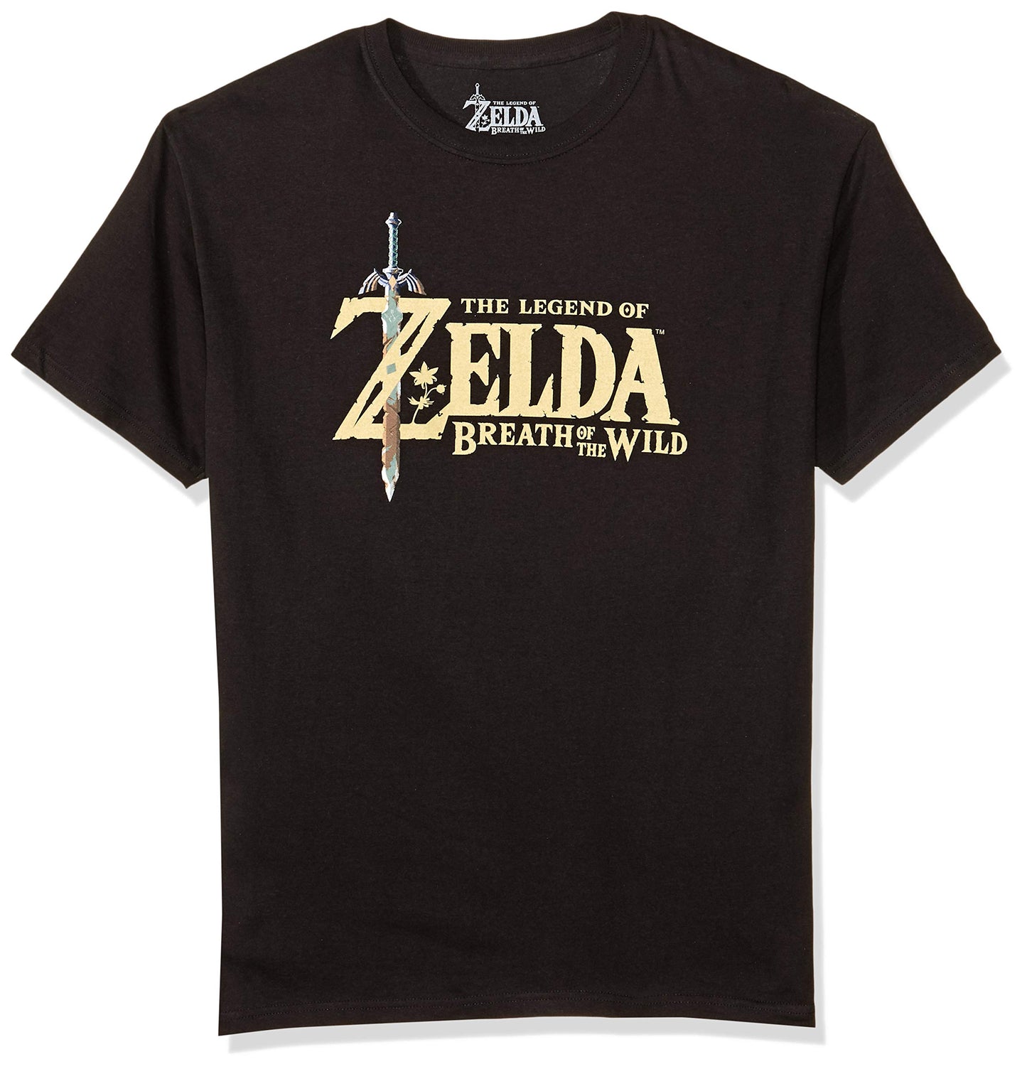 Legend of Zelda Breath of the Wild T-Shirt (Black Logo size L)