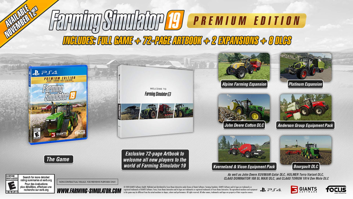 Farming Simulator 19: Premium Edition - PlayStation 4