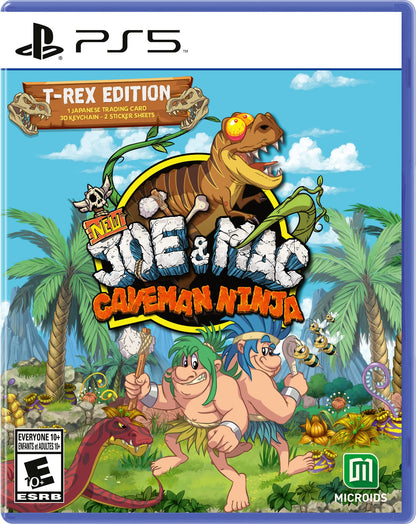 New Joe and Mac: Caveman Ninja T-Rex Edition - PlayStation 5