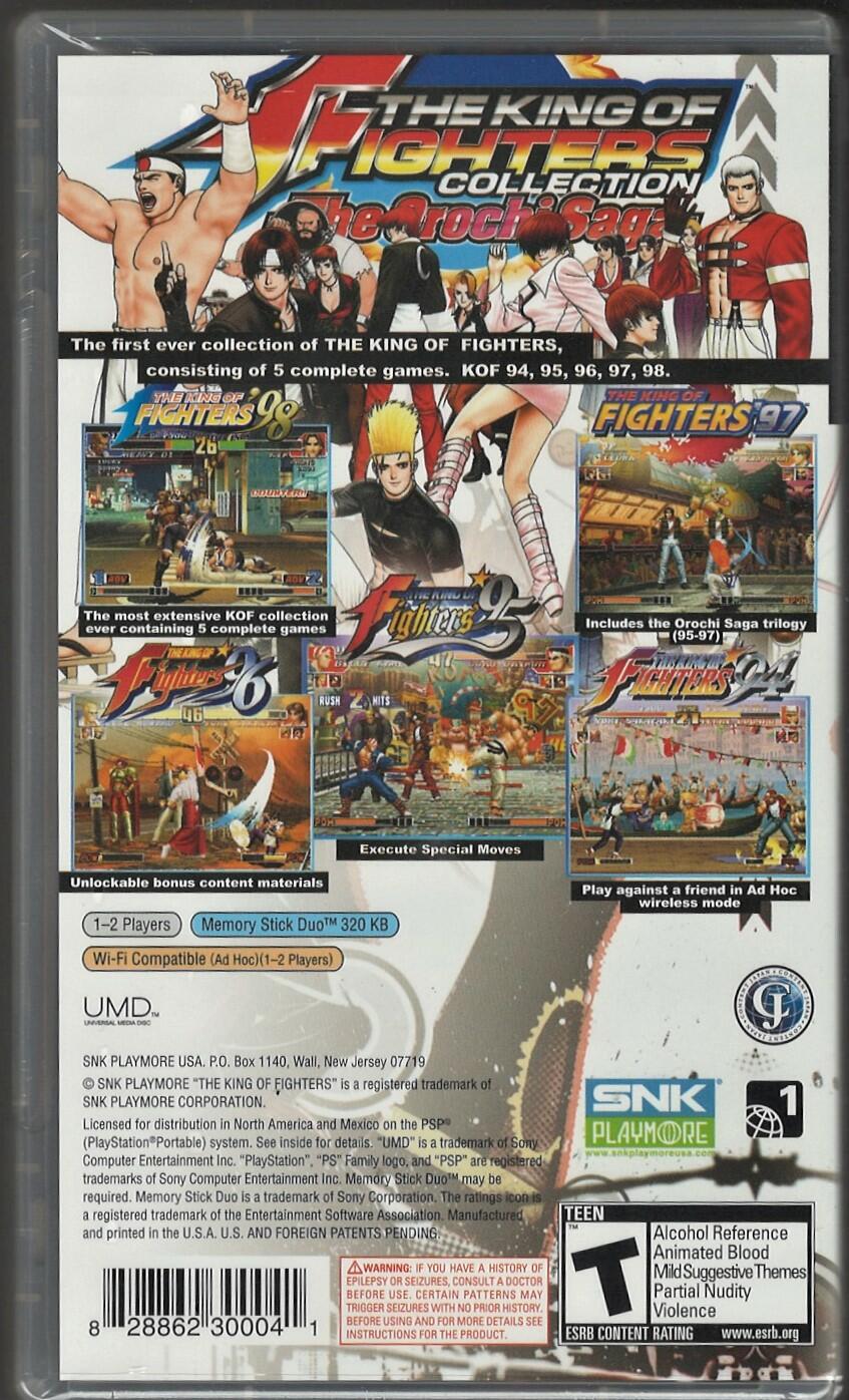 The King of Fighters Collection: The Orochi Saga - PlayStation Portable