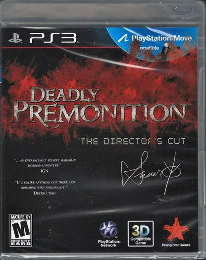 Deadly Premonition Directors Cut Collectors Classified Edition - PlayStation 3