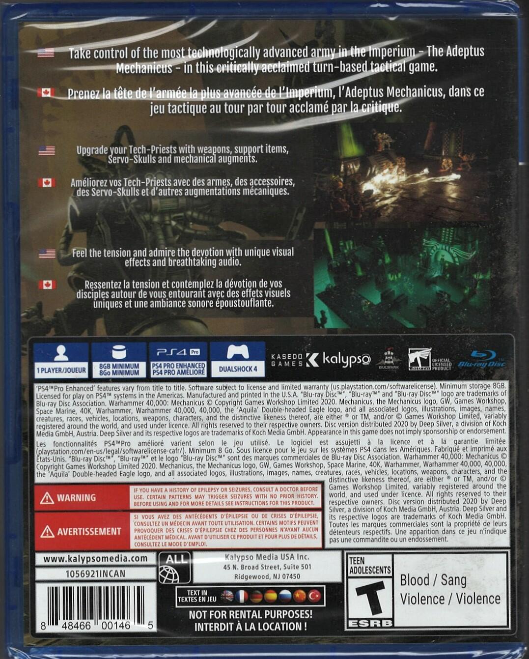 Warhammer 40,000: Mechanicus - PlayStation 4