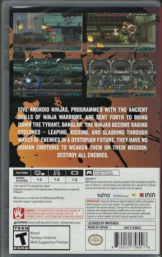The Ninja Saviors: Return of The Warriors - Nintendo Switch