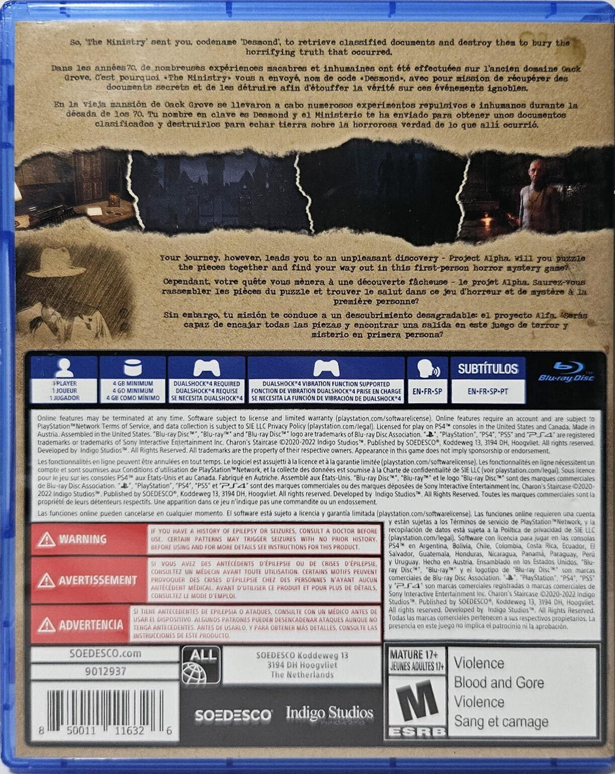 Charon's Staircase for PlayStation 4