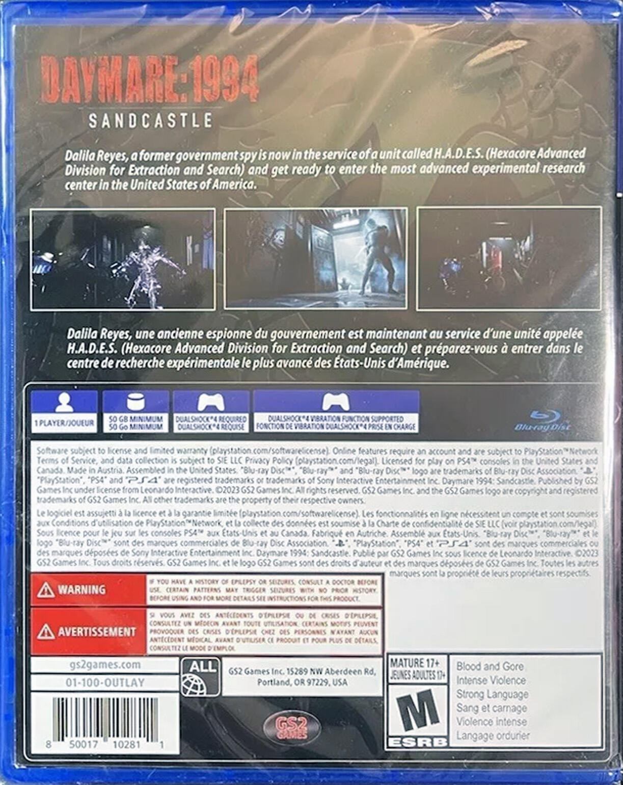 Daymare: 1994 Sandcastle - PlayStation 4
