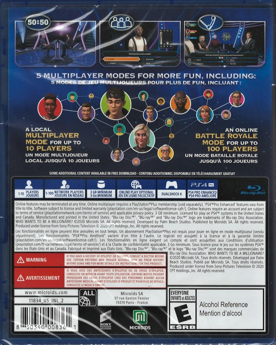 Who Wants to Be A Millionaire - PlayStation 4