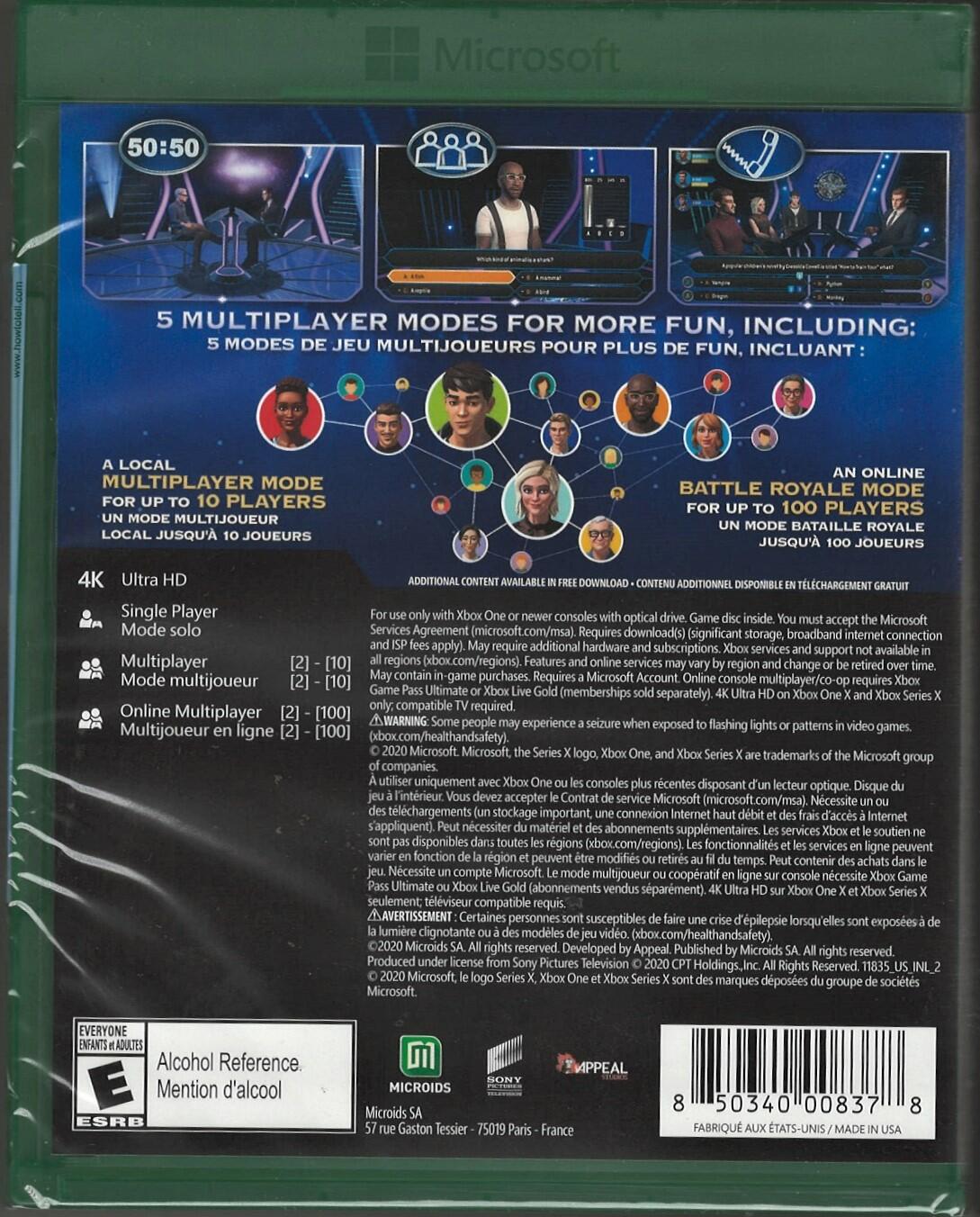 Who Wants to Be A Millionaire - Xbox One