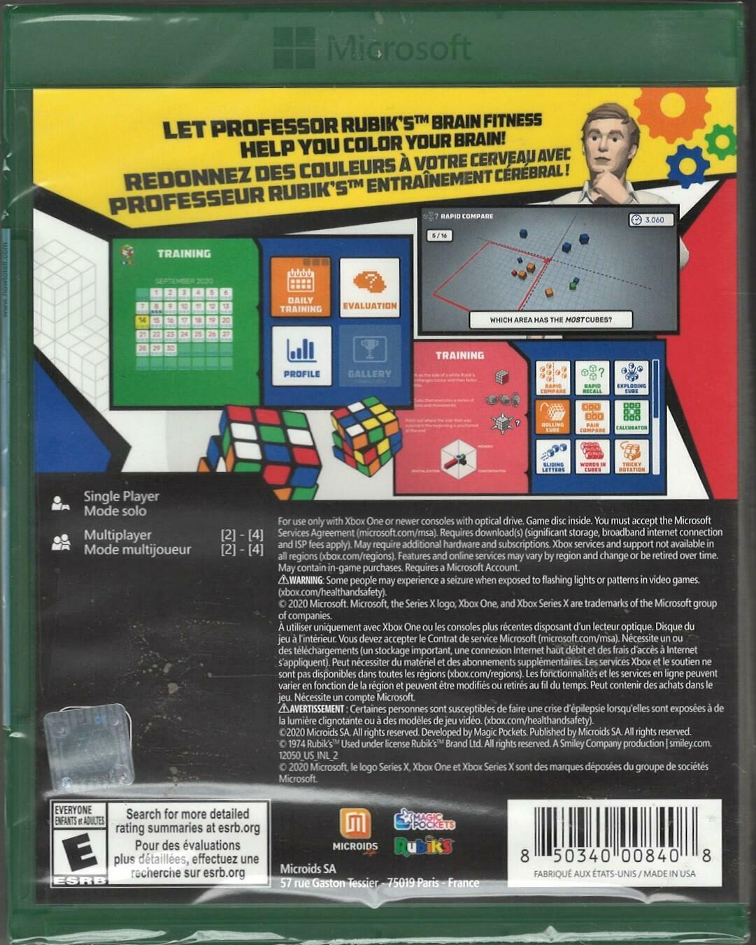 Professor Rubik's Brain Fitness - Xbox One