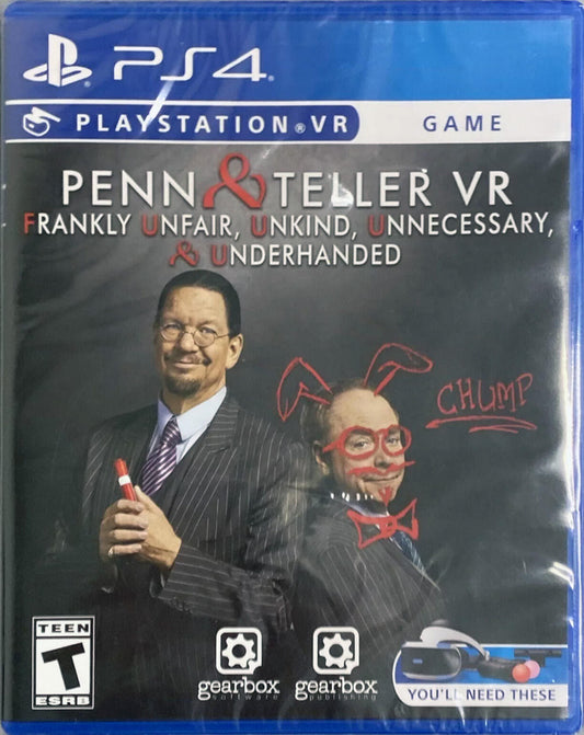 Penn & Teller VR: Frankly Unfair - PlayStation 4