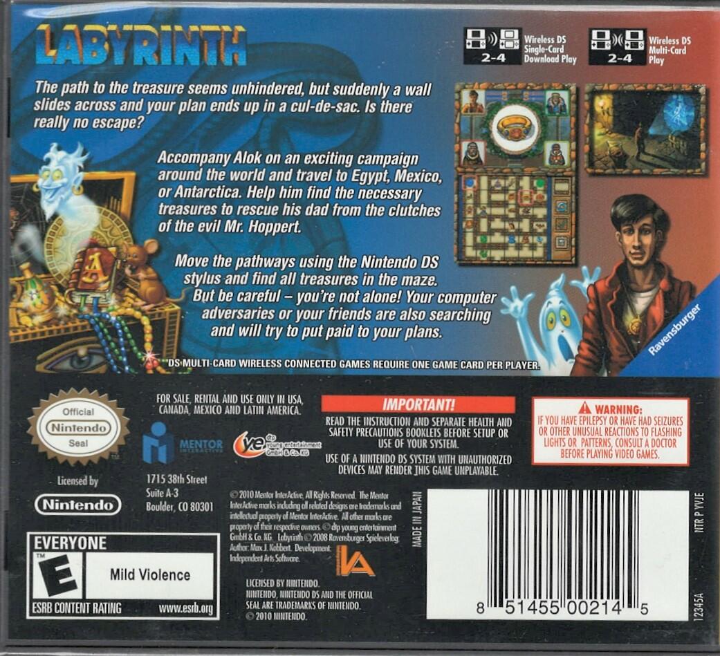 thinkSMART Labyrinth - Nintendo DS