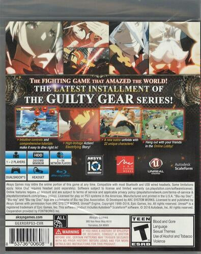 Guilty Gear Xrd -Revelator - PlayStation 3