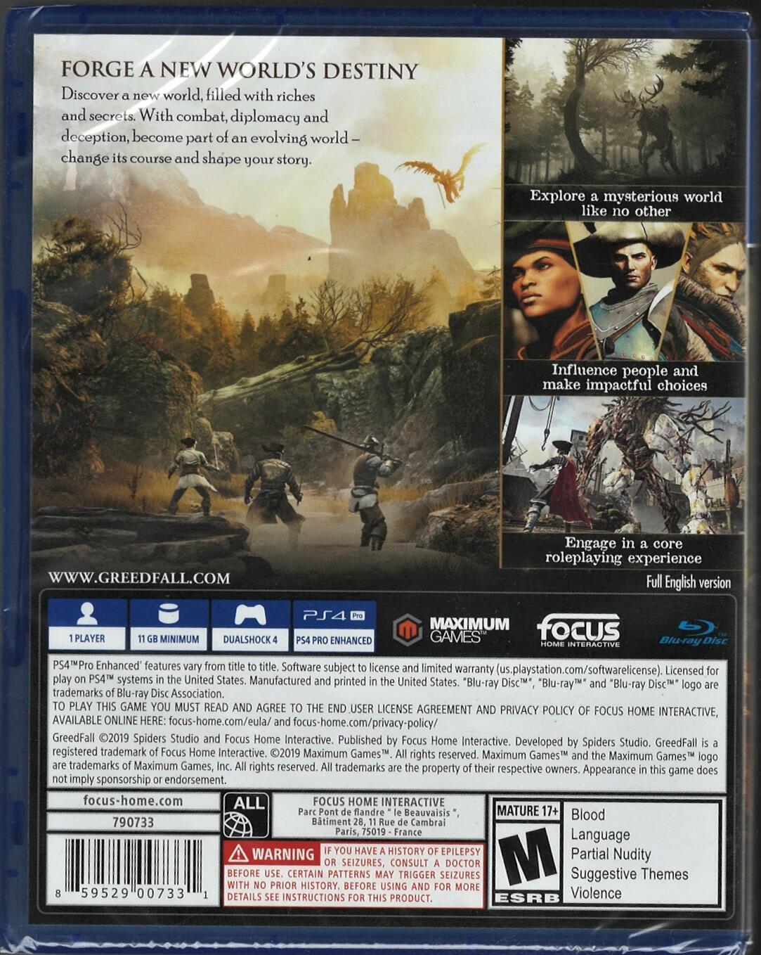 Greedfall - PlayStation 4