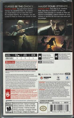 Vampyr - Nintendo Switch