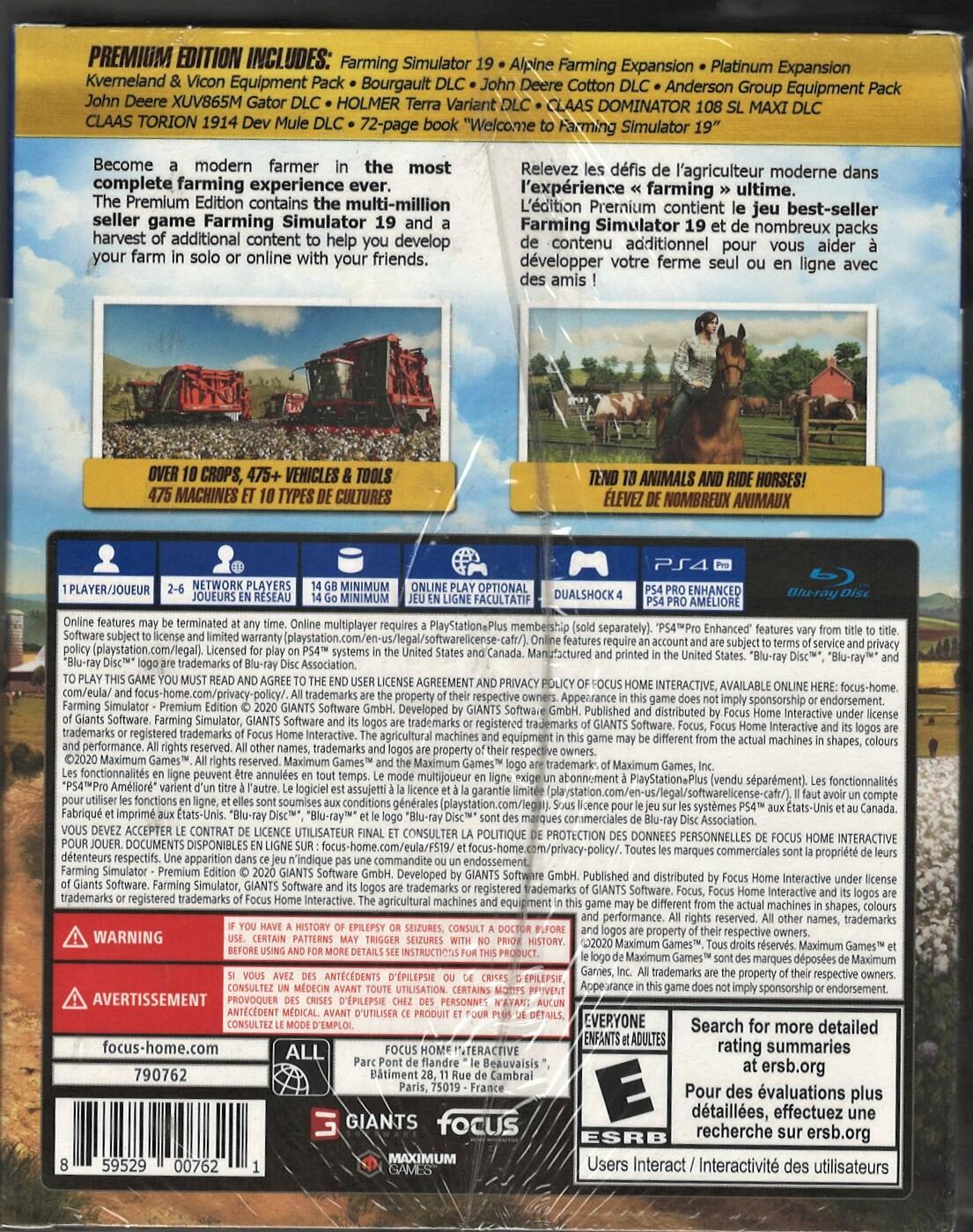 Farming Simulator 19: Premium Edition - PlayStation 4