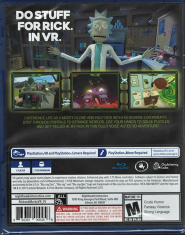 Rick & Morty Virtual Rick-Ality (PlayStation VR) - PlayStation 4