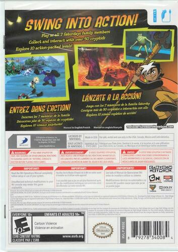 The Secret Saturdays: Beasts of the 5th Sun - Nintendo Wii