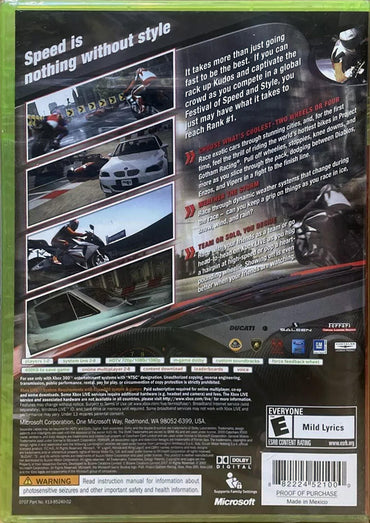 Project Gotham Racing 4 - Xbox 360 [video game]