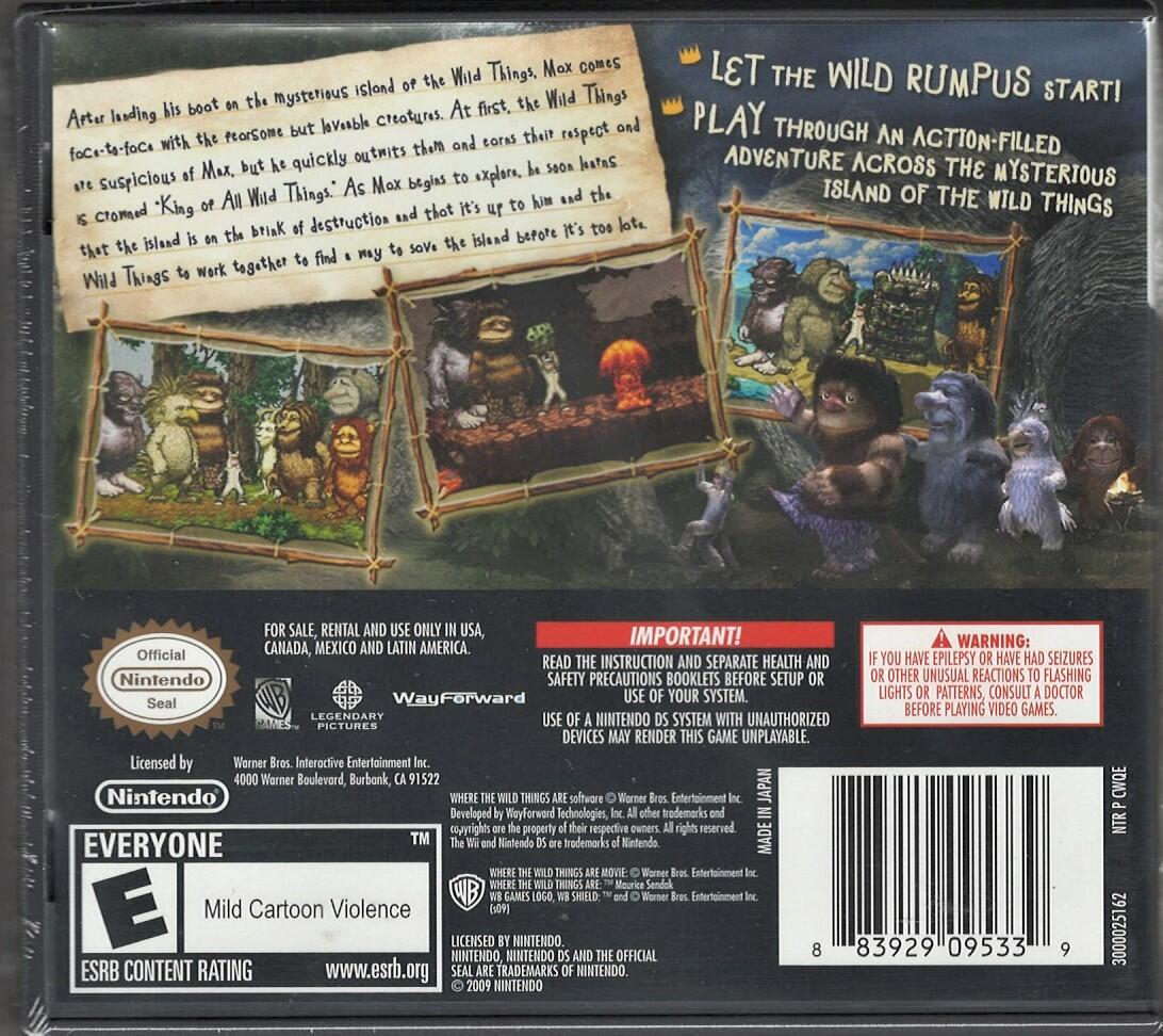 Where the Wild Things Are: The Videogame - Nintendo DS