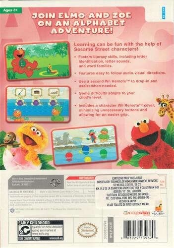 Sesame Street: Elmo's A-to-Zoo Adventure - Nintendo Wii