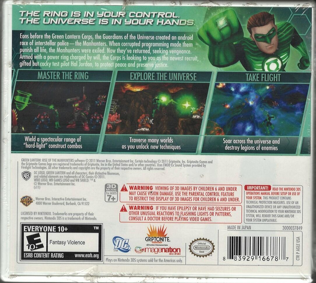 Green Lantern: Rise of the Manhunters - Nintendo 3DS