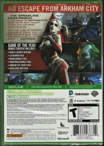 Batman: Arkham City Game of the Year Edition (Platinum Hits) - Xbox 360